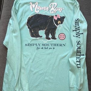 Simply Southern Long Sleeved T-shirt ~ Mama Bear Design